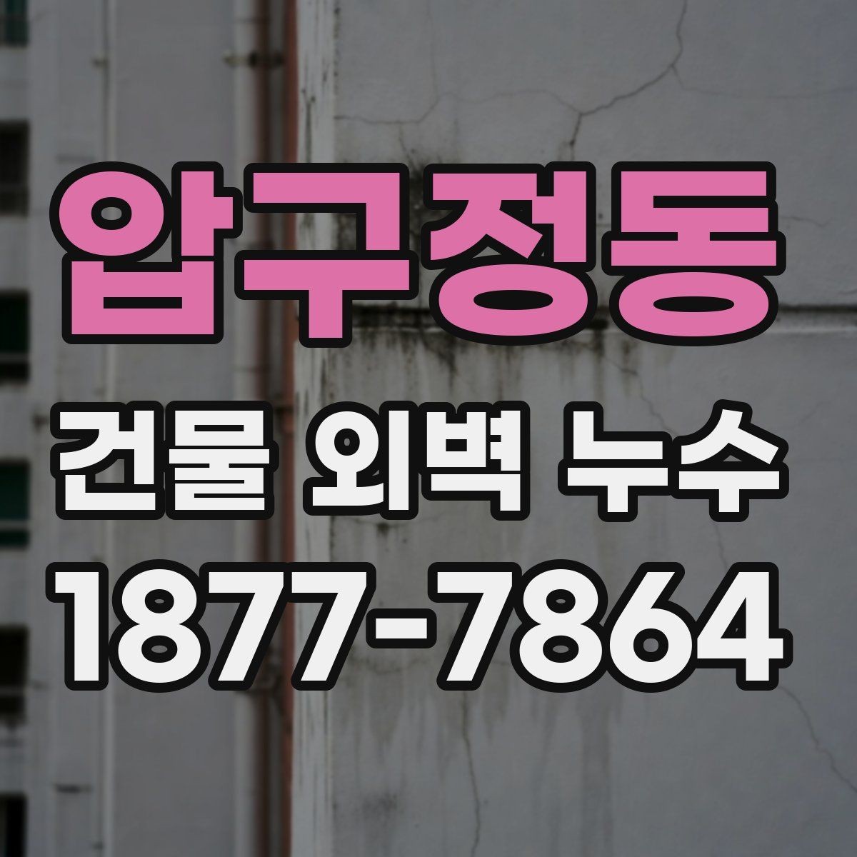 압구정동 건물 외벽 누수 재발 원인을 줄이는 방법
