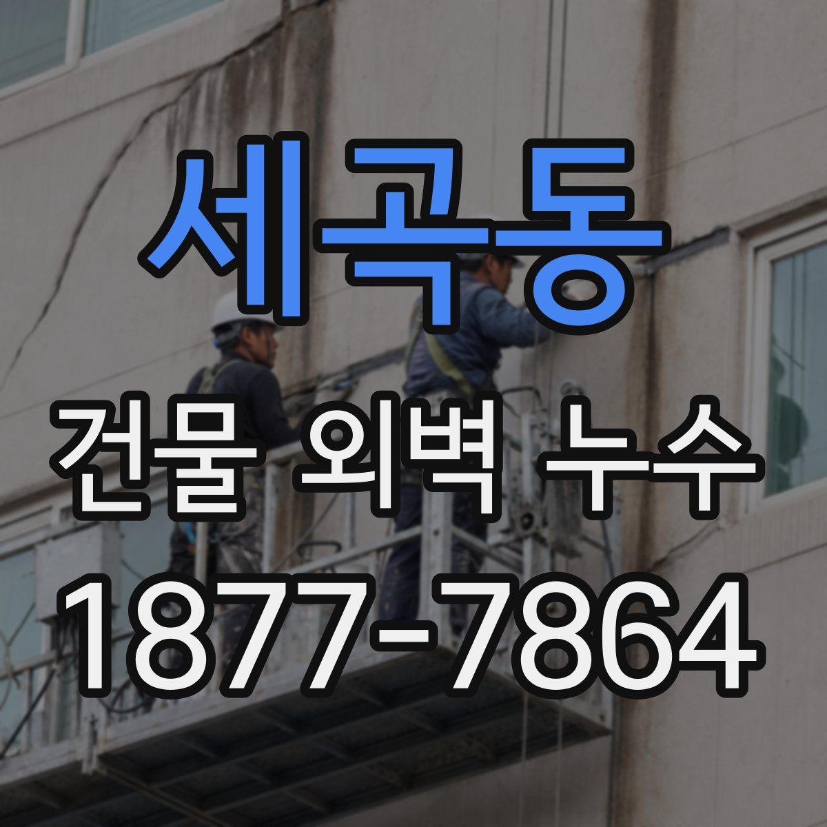 세곡동 건물 외벽 누수