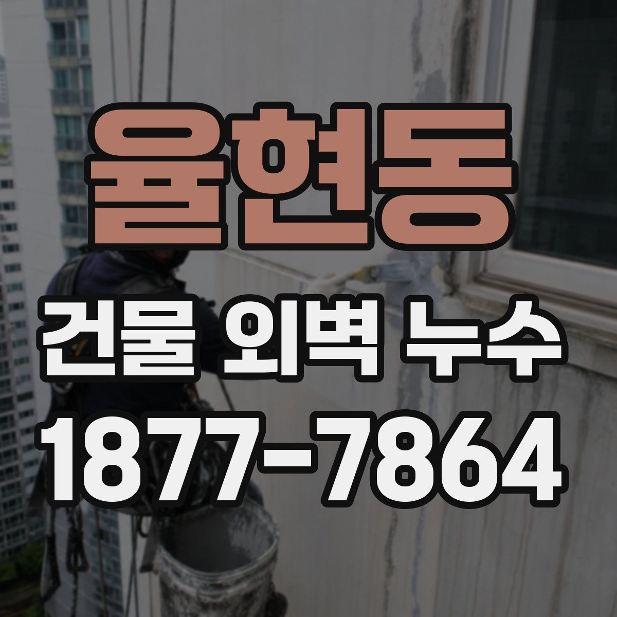 율현동 건물 외벽 누수
