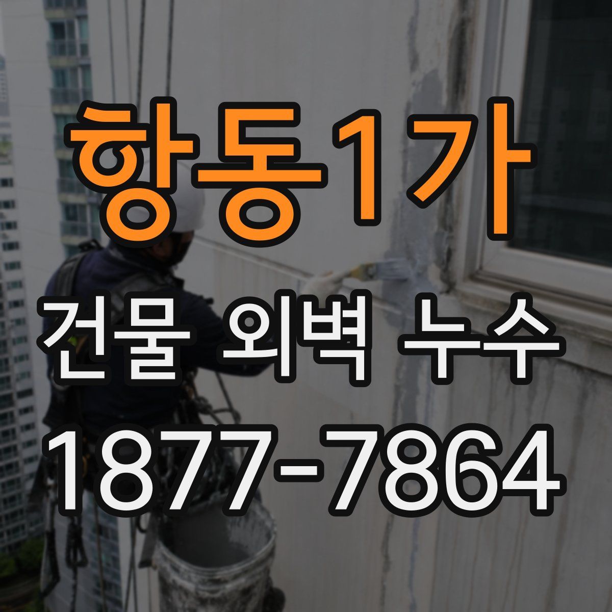 항동1가 건물 외벽 누수