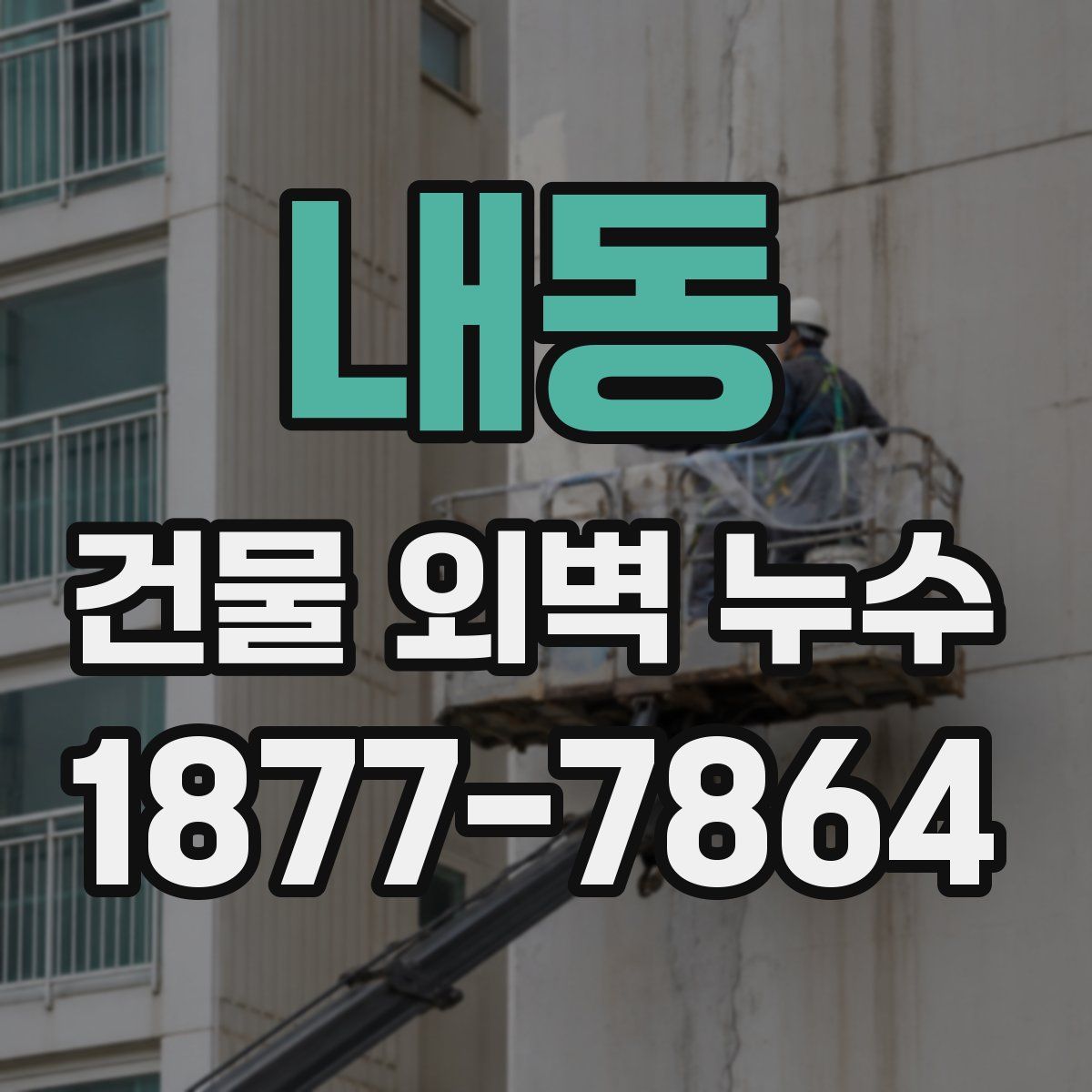 내동 건물 외벽 누수