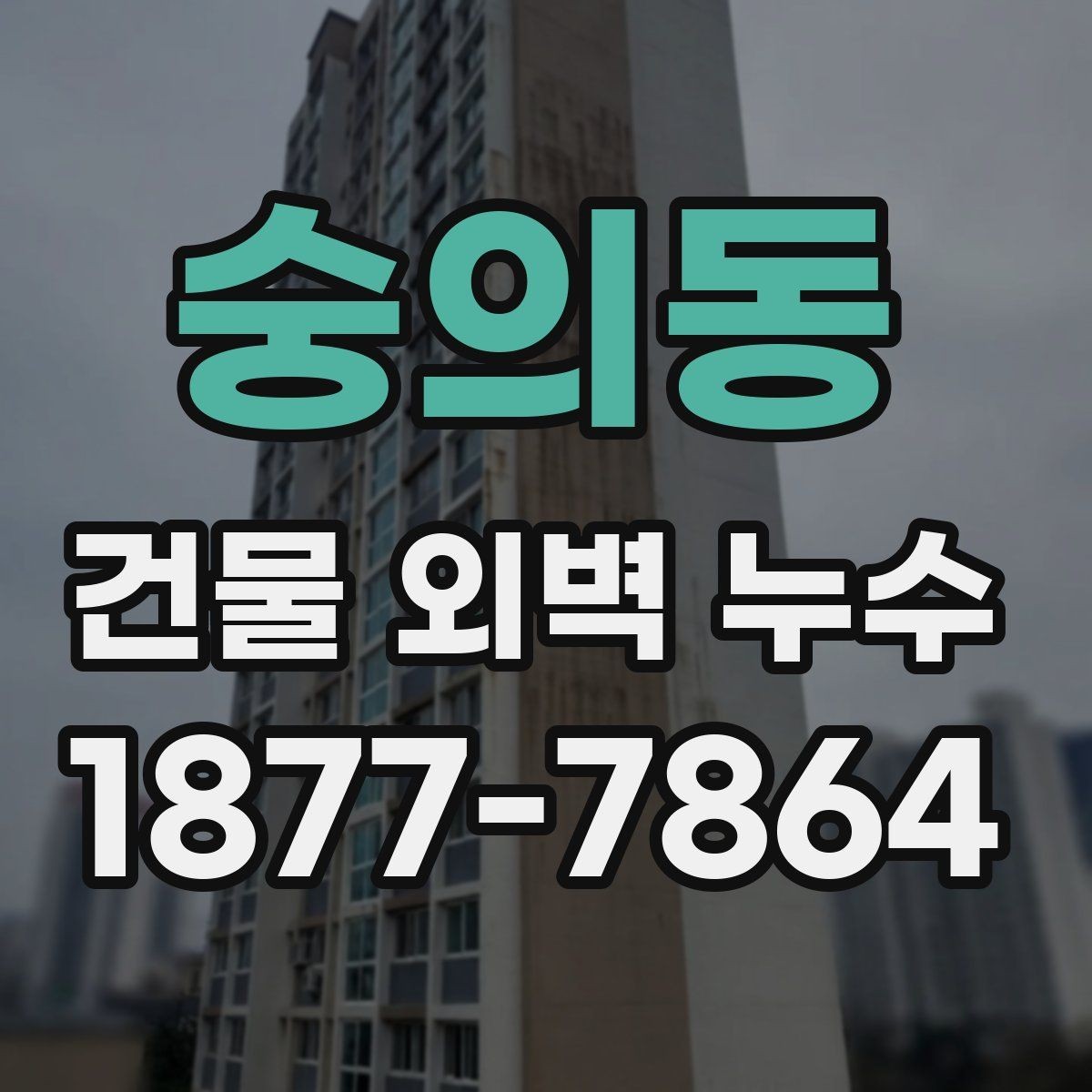 숭의동 건물 외벽 누수 원인별 증상 정리