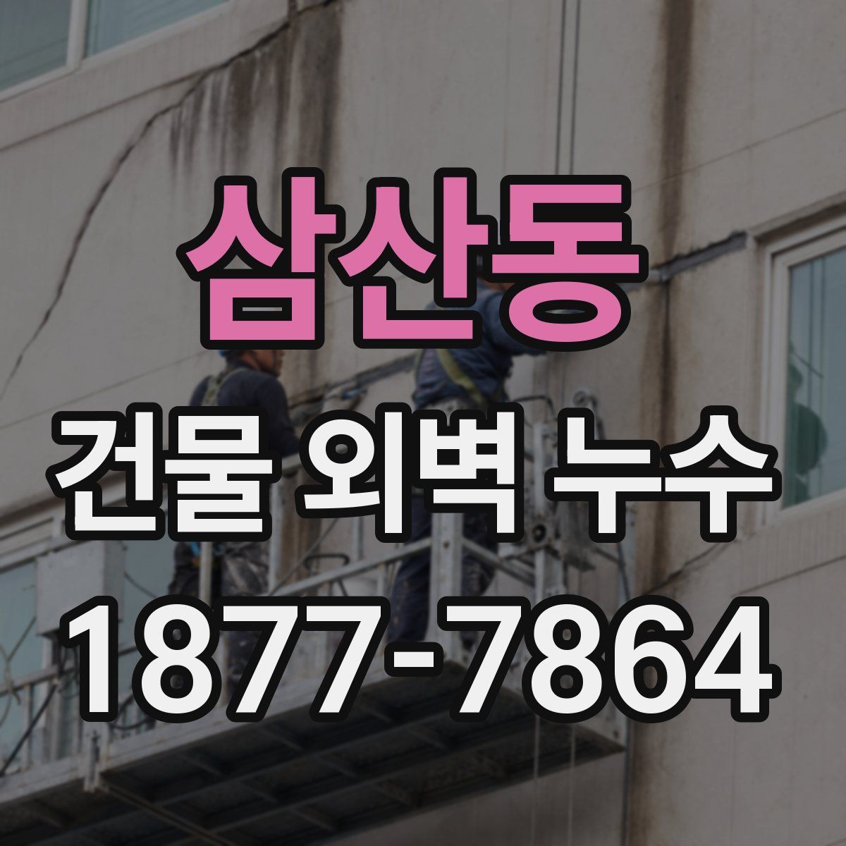 삼산동 건물 외벽 누수
