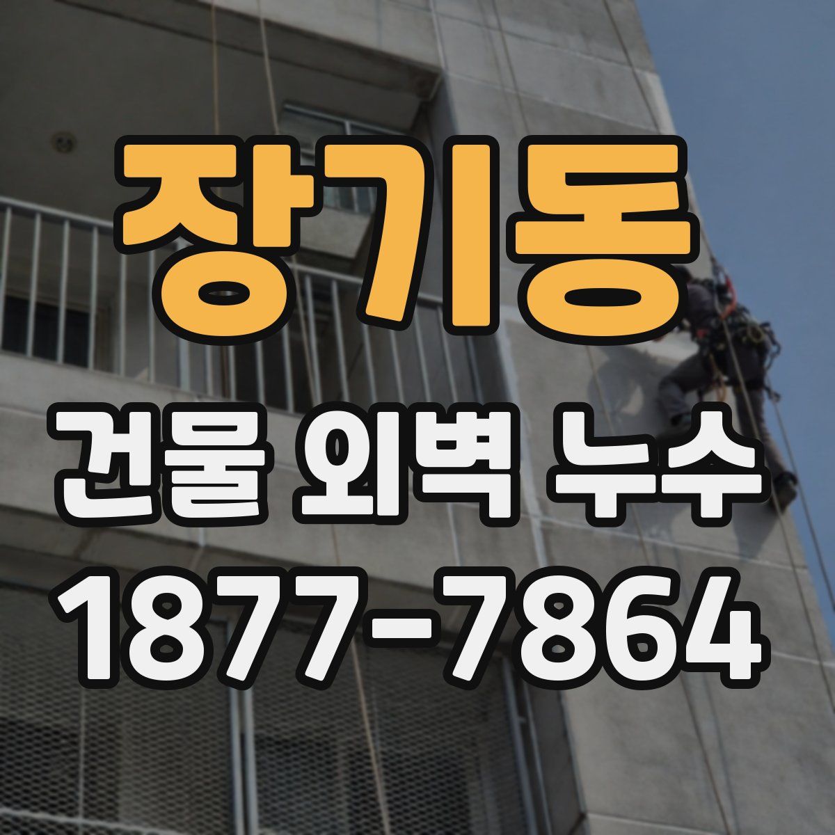 장기동 건물 외벽 누수