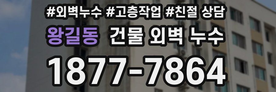 왕길동 건물 외벽 누수