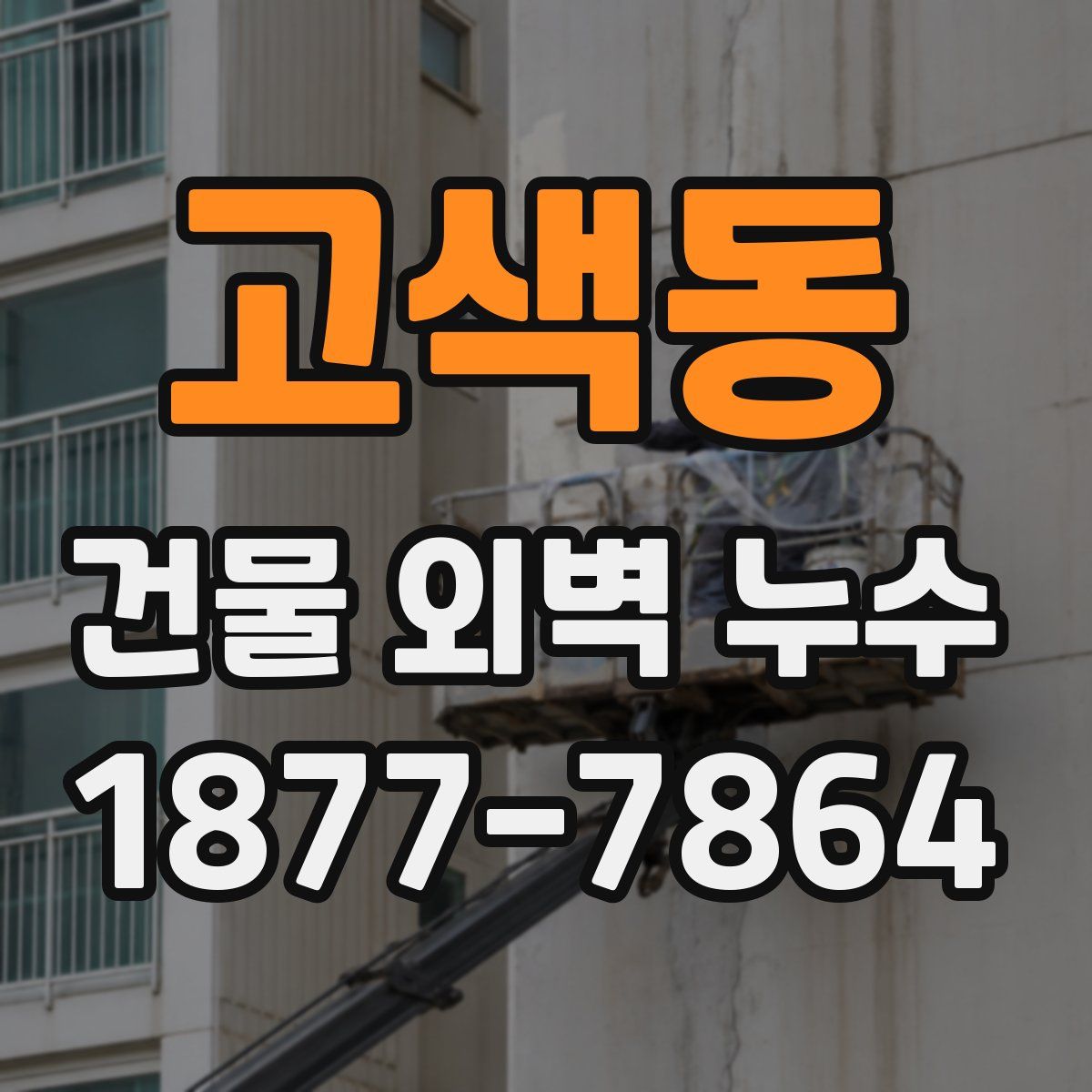 고색동 건물 외벽 누수