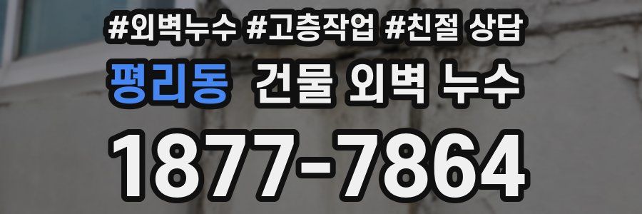 평리동 건물 외벽 누수