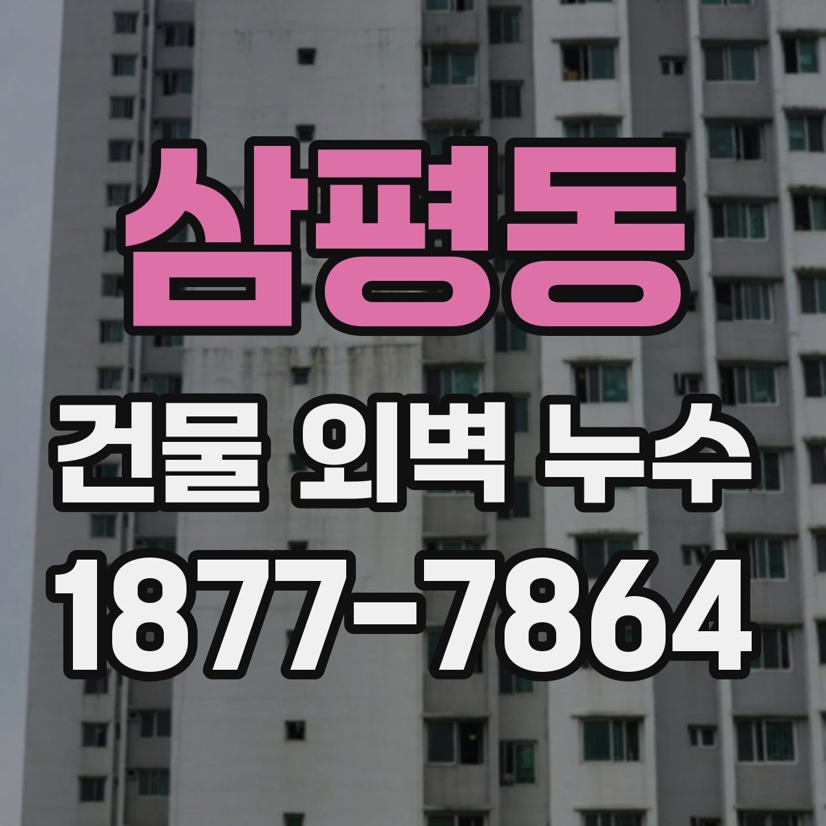 삼평동 건물 외벽 누수 점검에서 자주 보는 결함