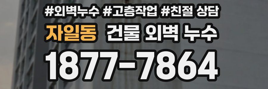 자일동 건물 외벽 누수