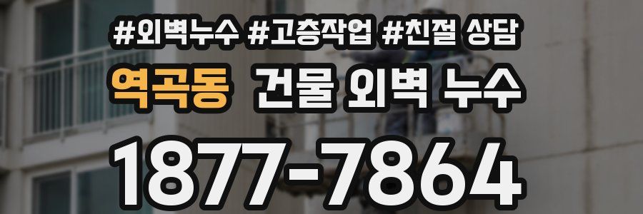 역곡동 건물 외벽 누수