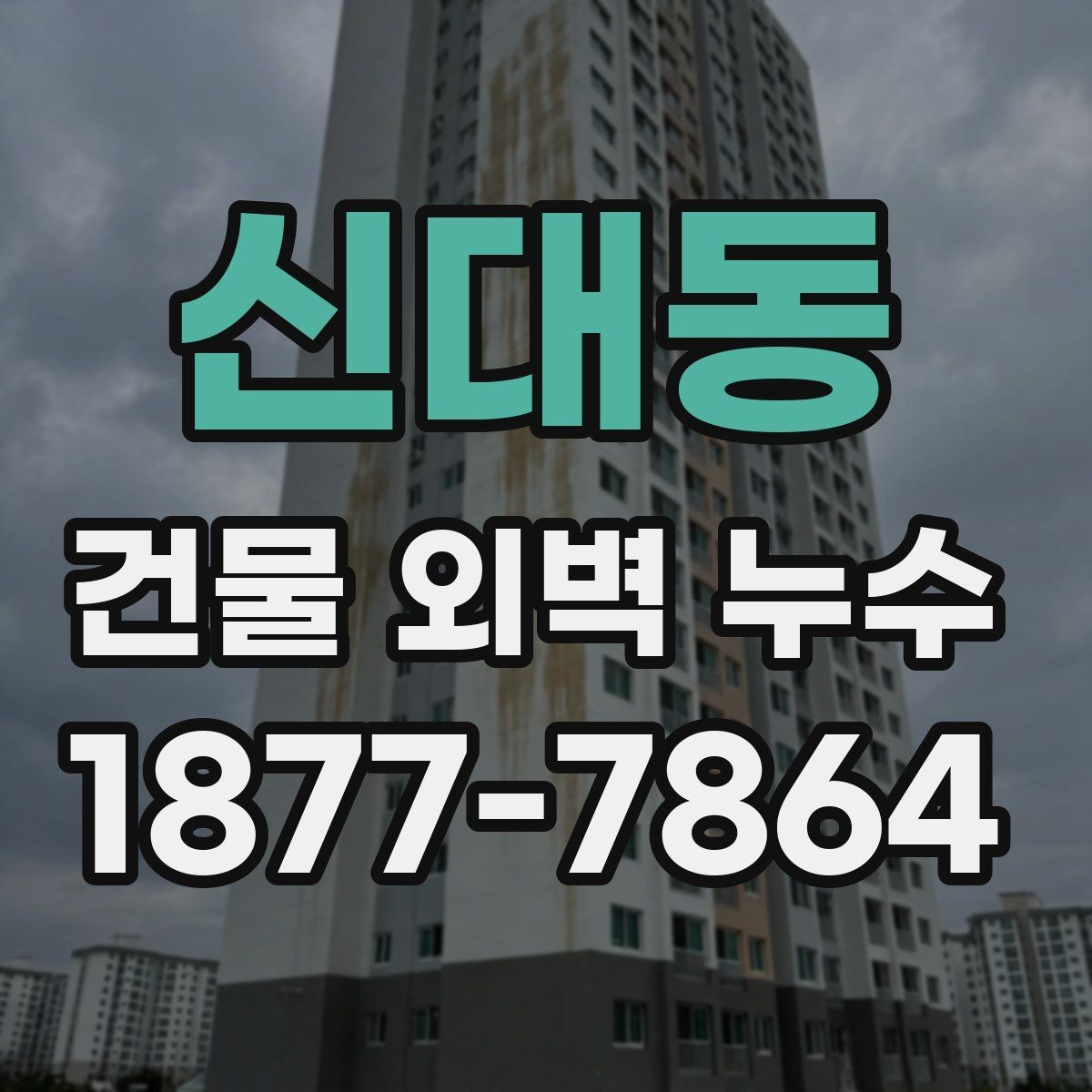 신대동 건물 외벽 누수 점검 전 알아야 할 사항