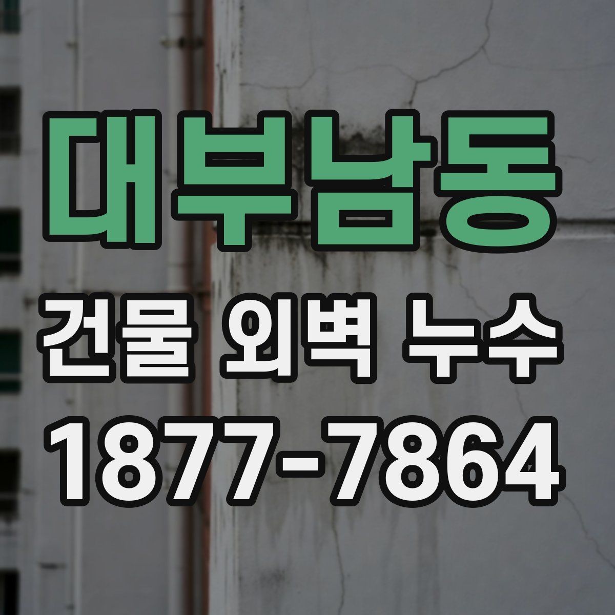대부남동 건물 외벽 누수 문제를 반복하지 않기 위한 관리법