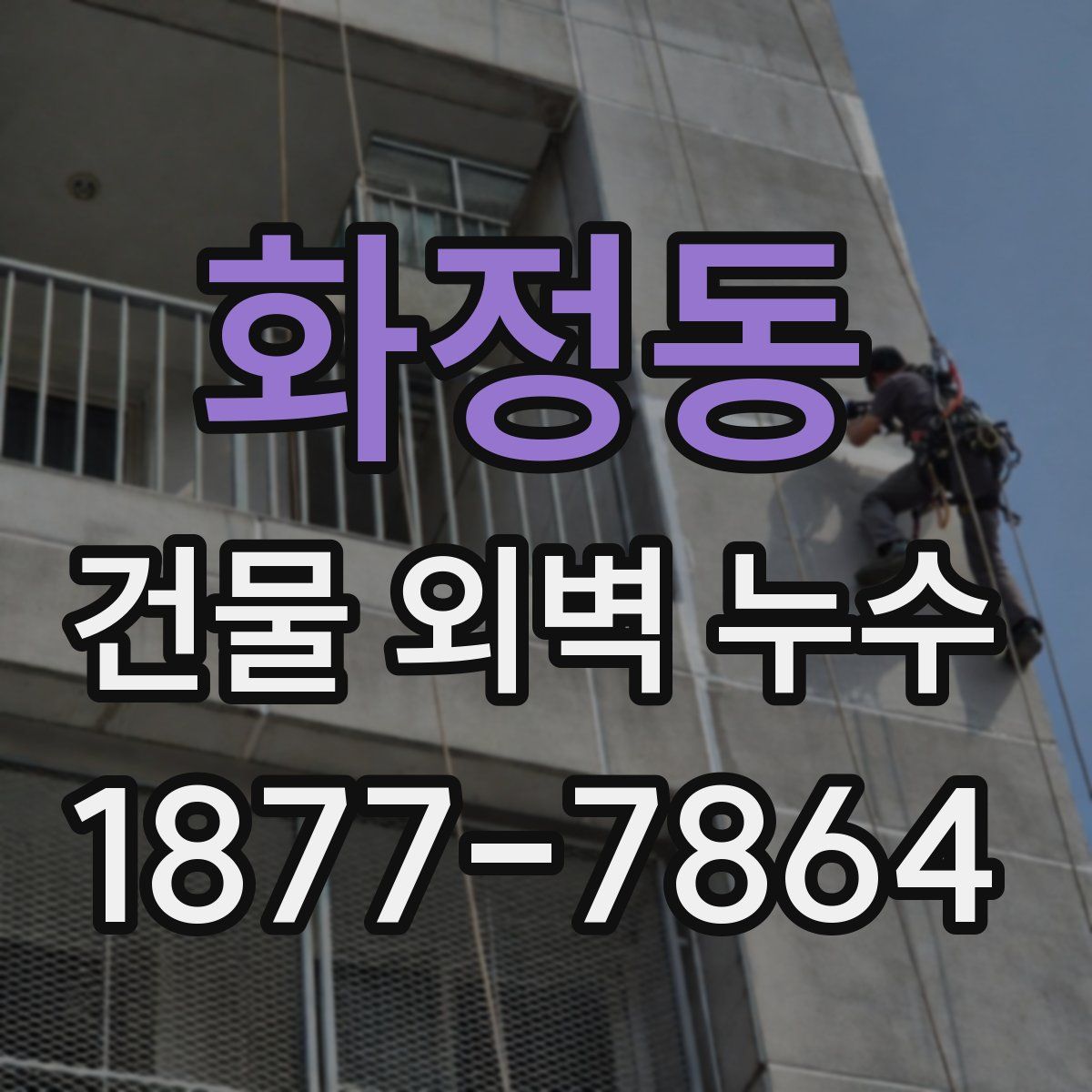 화정동 건물 외벽 누수
