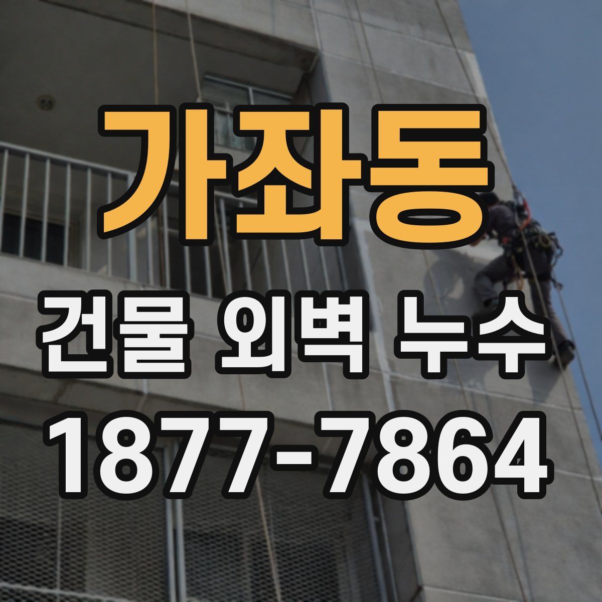 가좌동 건물 외벽 누수