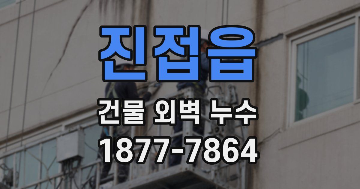 진접읍 건물 외벽 누수