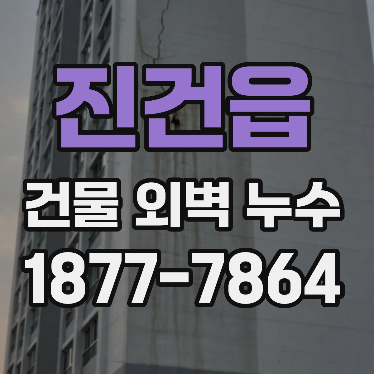 진건읍 건물 외벽 누수