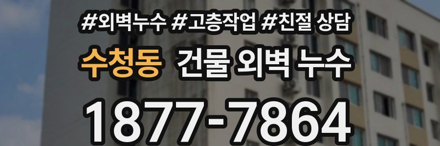 수청동 건물 외벽 누수