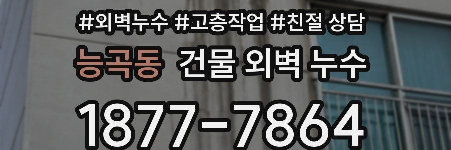 능곡동 건물 외벽 누수