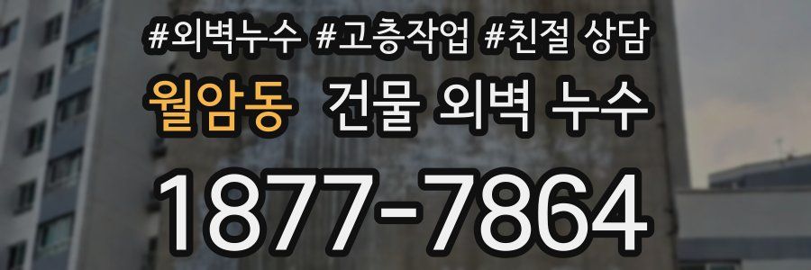 월암동 건물 외벽 누수
