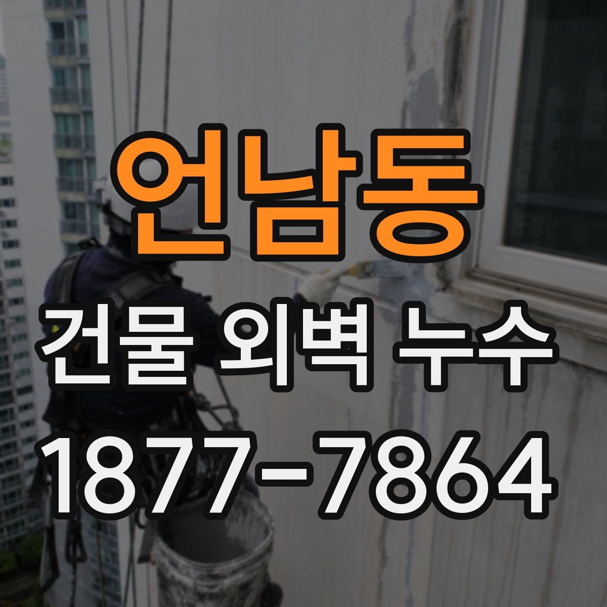 언남동 건물 외벽 누수
