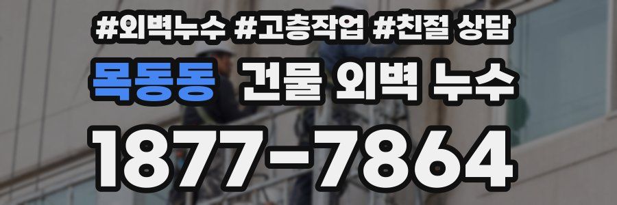 목동동 건물 외벽 누수
