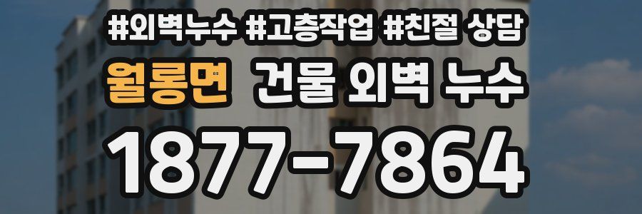 월롱면 건물 외벽 누수