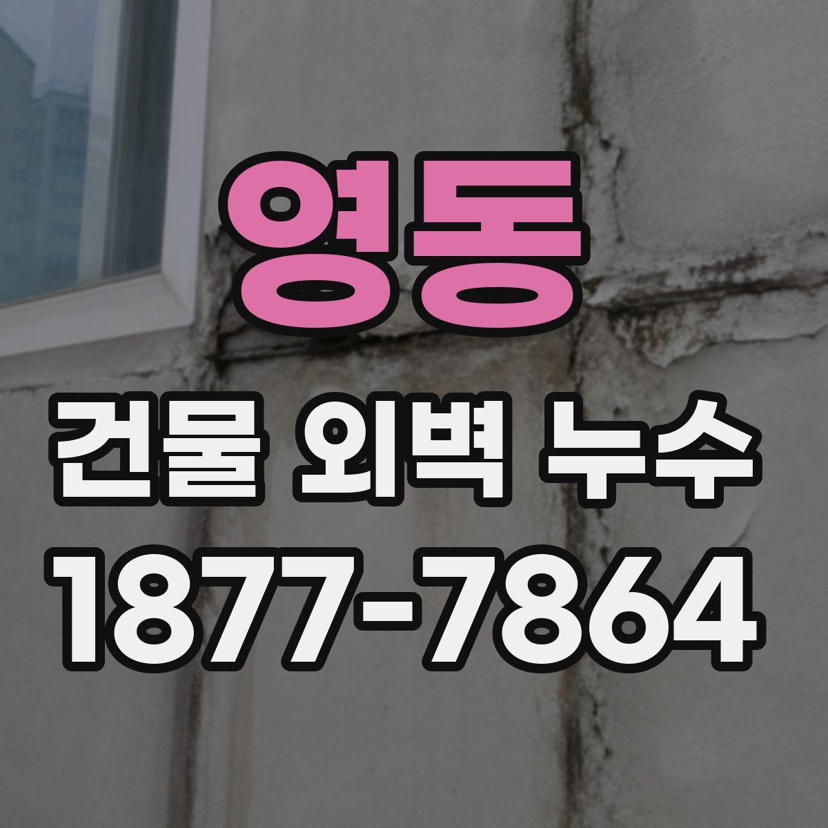 영동 건물 외벽 누수