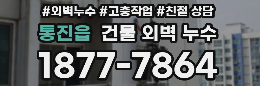 통진읍 건물 외벽 누수