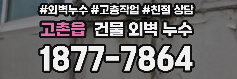 고촌읍 건물 외벽 누수