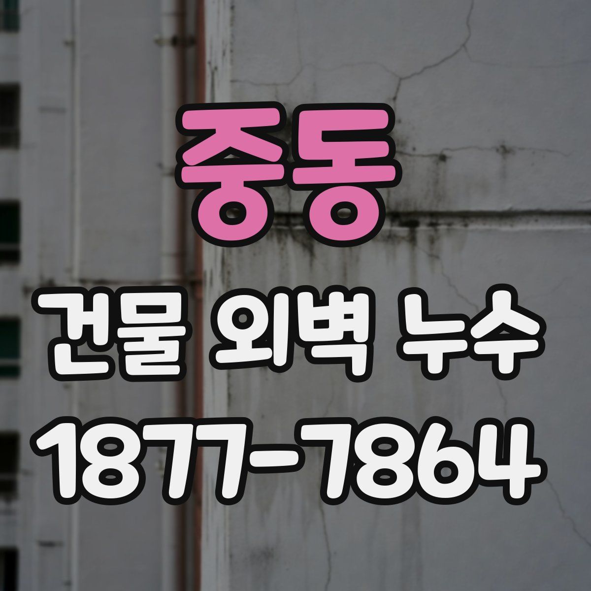 중동 건물 외벽 누수