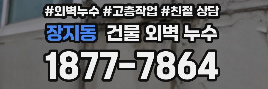 장지동 건물 외벽 누수
