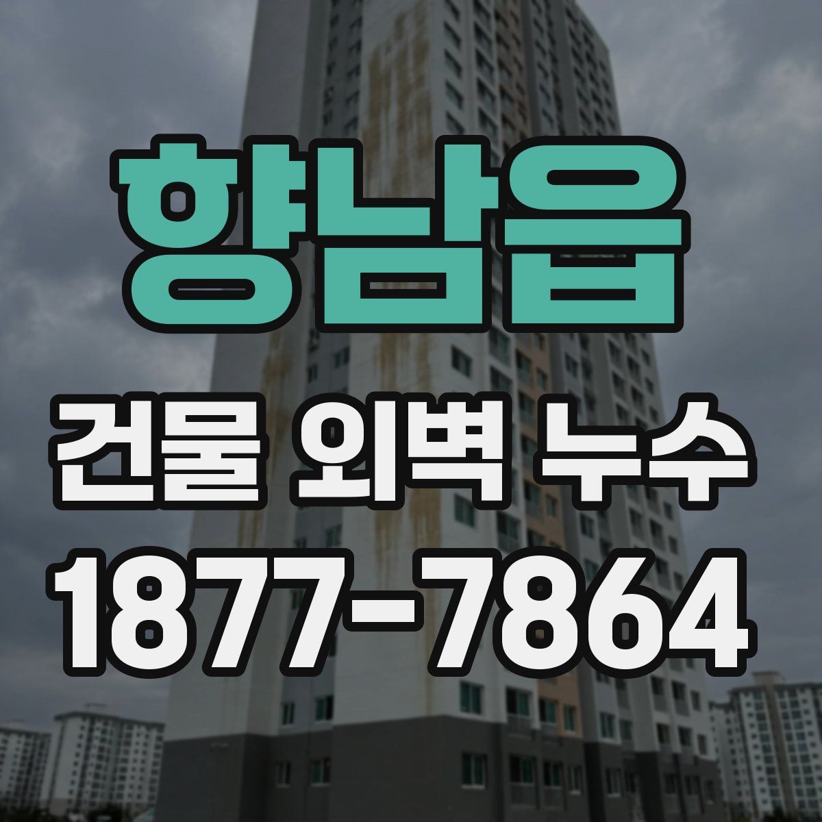 향남읍 건물 외벽 누수