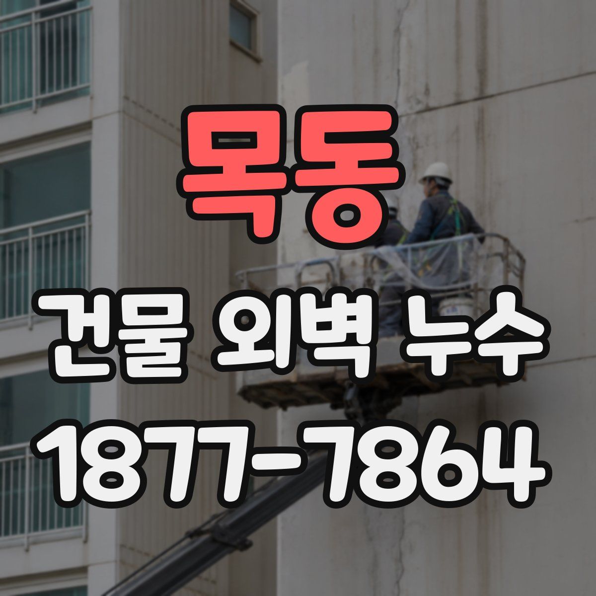 목동 건물 외벽 누수