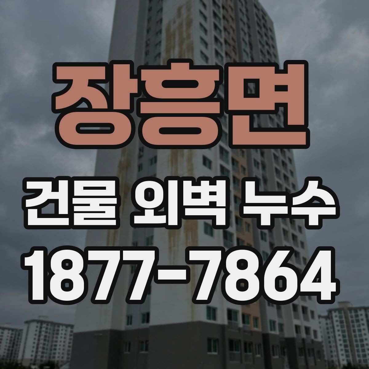 장흥면 건물 외벽 누수 발생 원인을 찾는 실무 포인트
