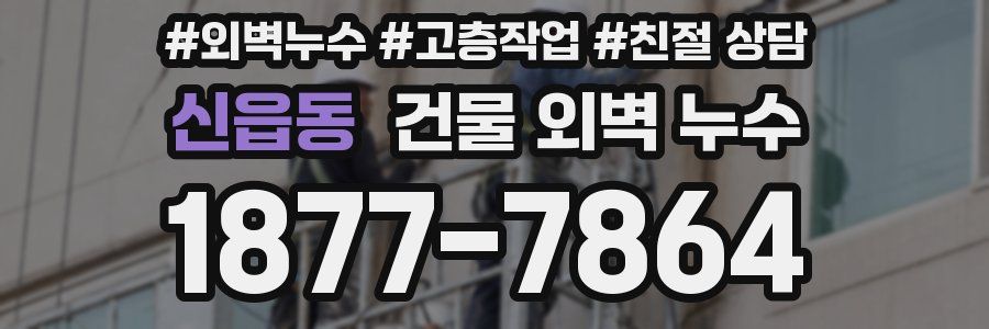 신읍동 건물 외벽 누수