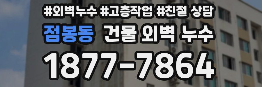 점봉동 건물 외벽 누수