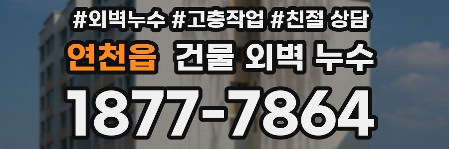 연천읍 건물 외벽 누수