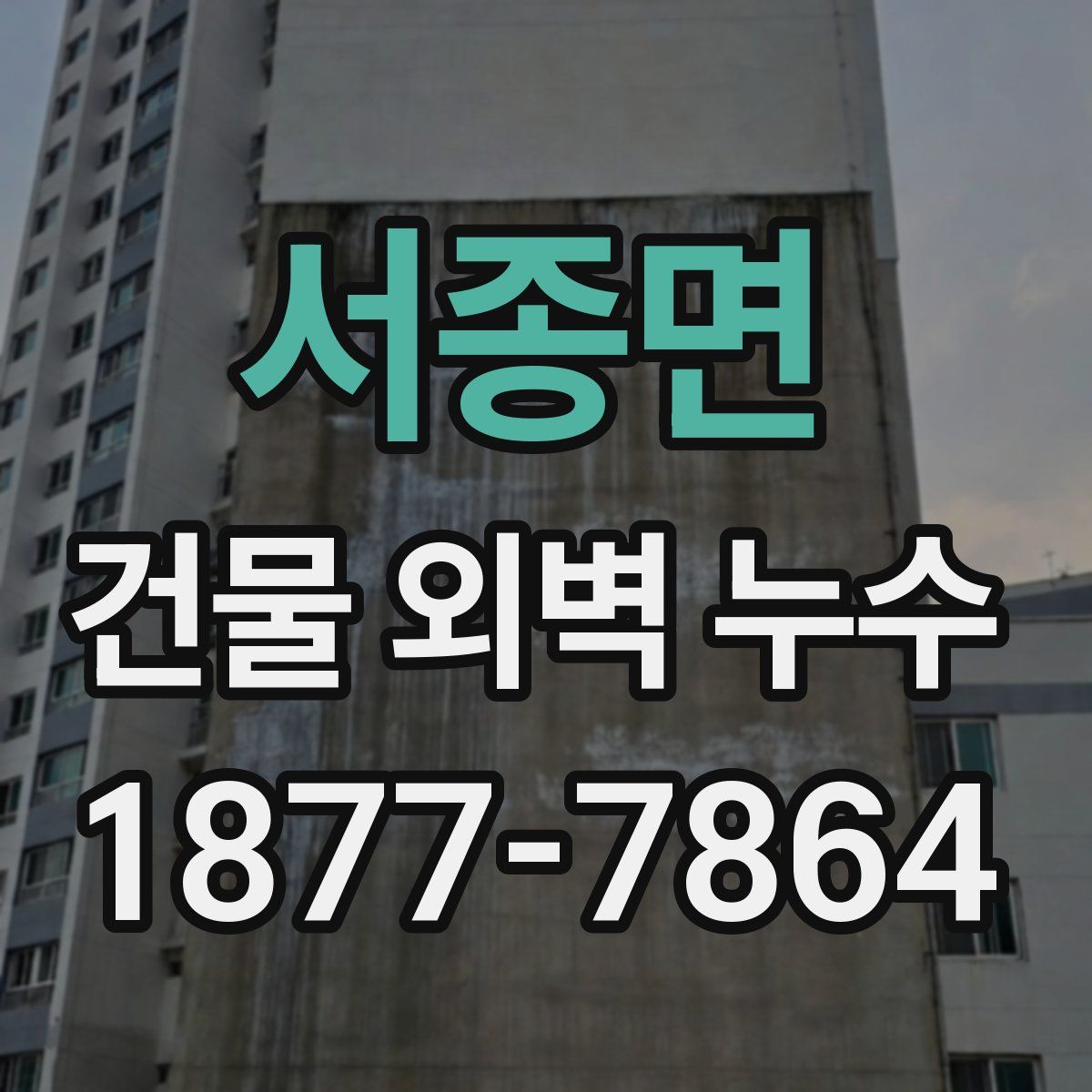 서종면 건물 외벽 누수
