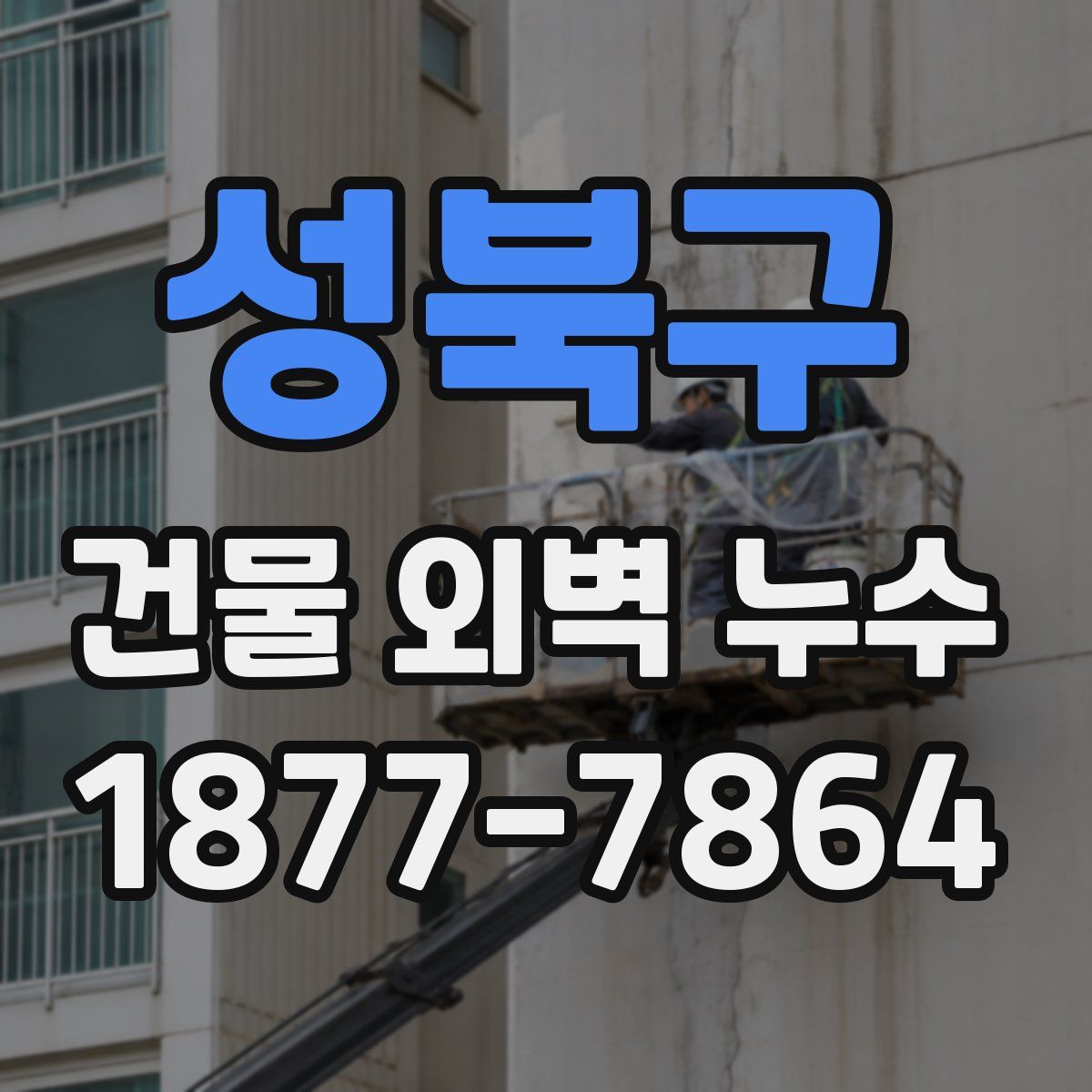 성북구 건물 외벽 누수