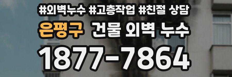 은평구 건물 외벽 누수