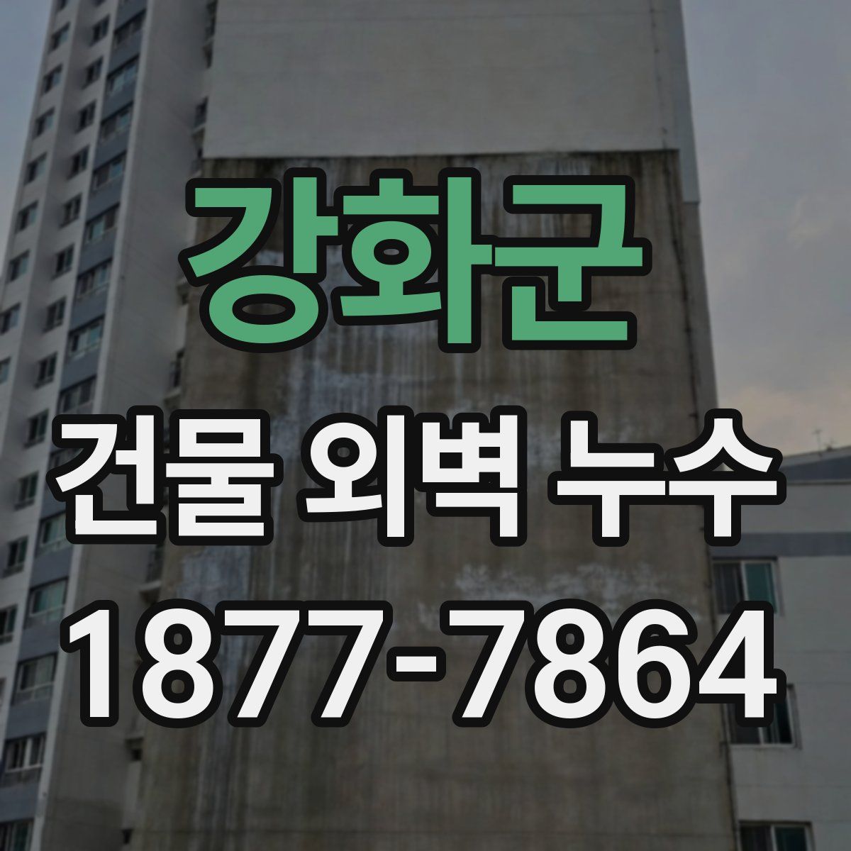 강화군 건물 외벽 누수
