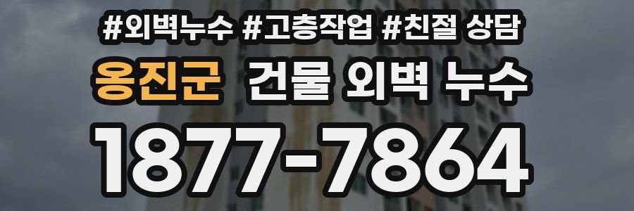 옹진군 건물 외벽 누수