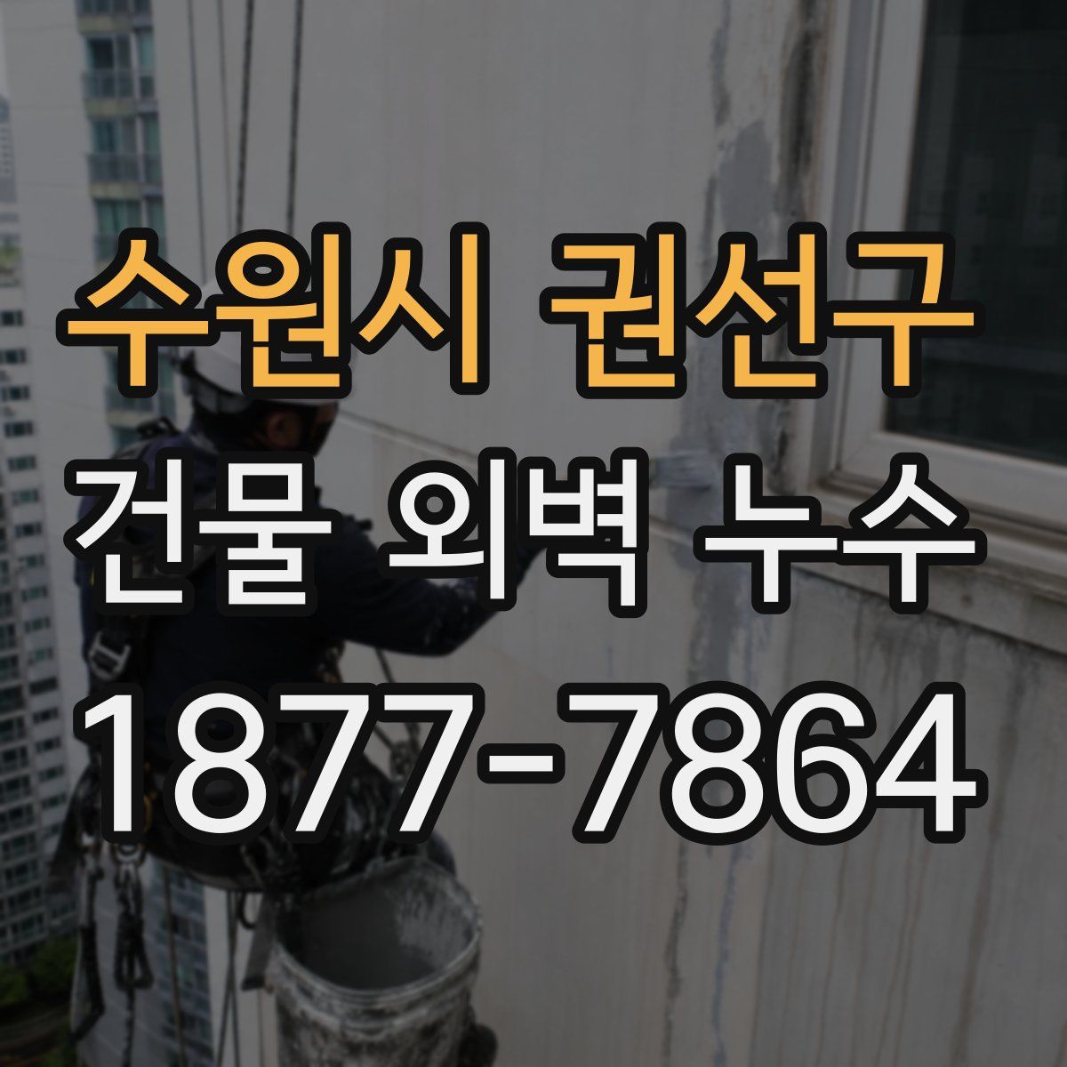 수원시 권선구 건물 외벽 누수