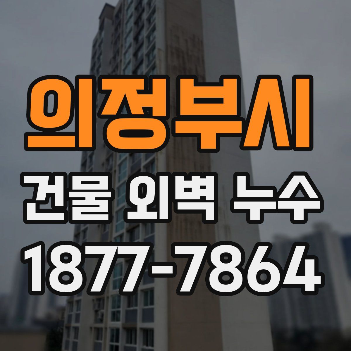 의정부시 건물 외벽 누수