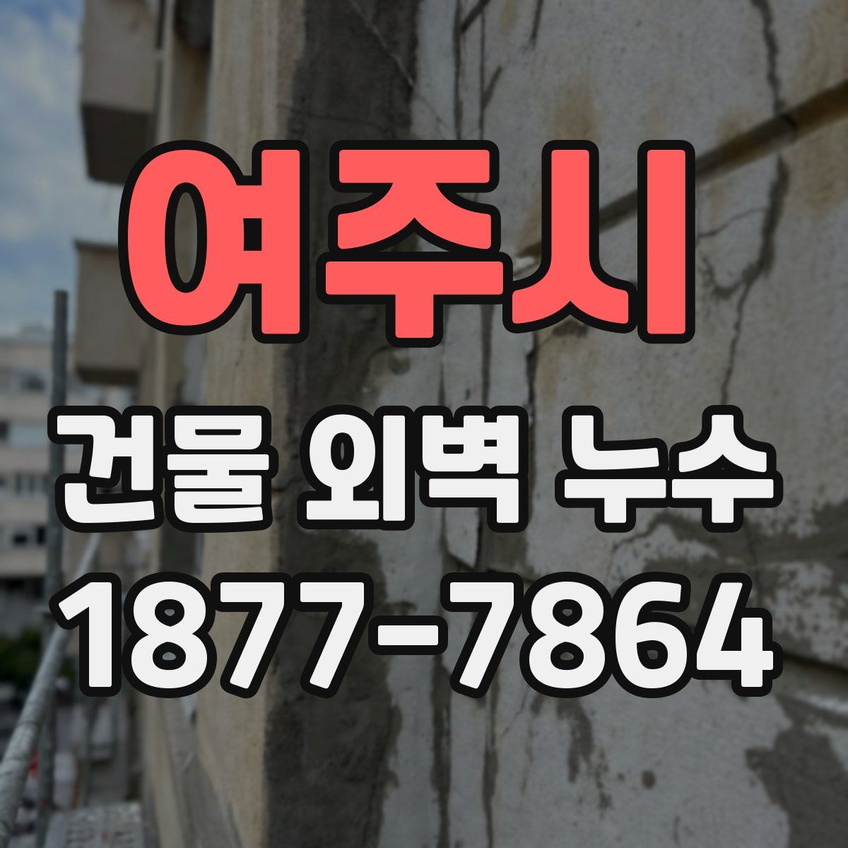 여주시 건물 외벽 누수