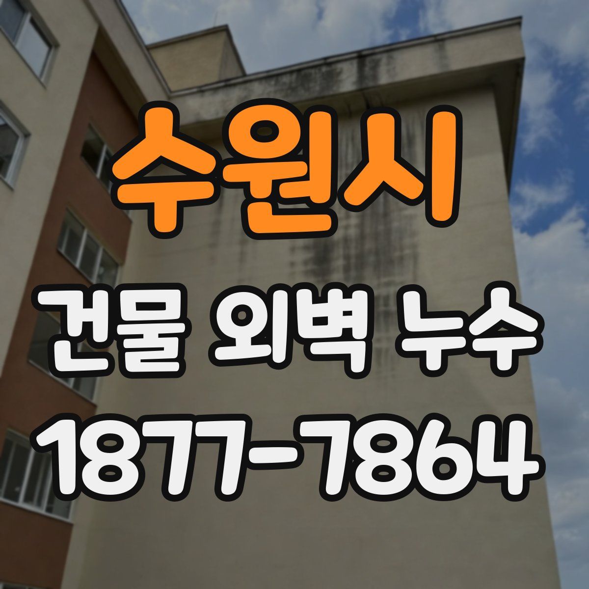 수원시 건물 외벽 누수