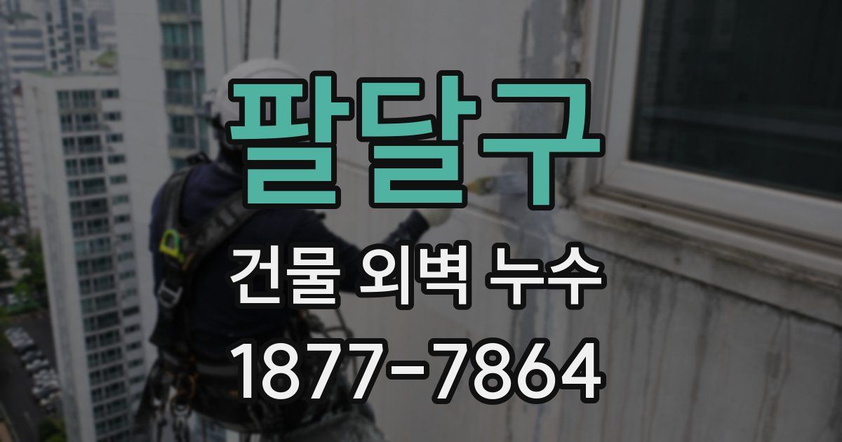 팔달구 건물 외벽 누수