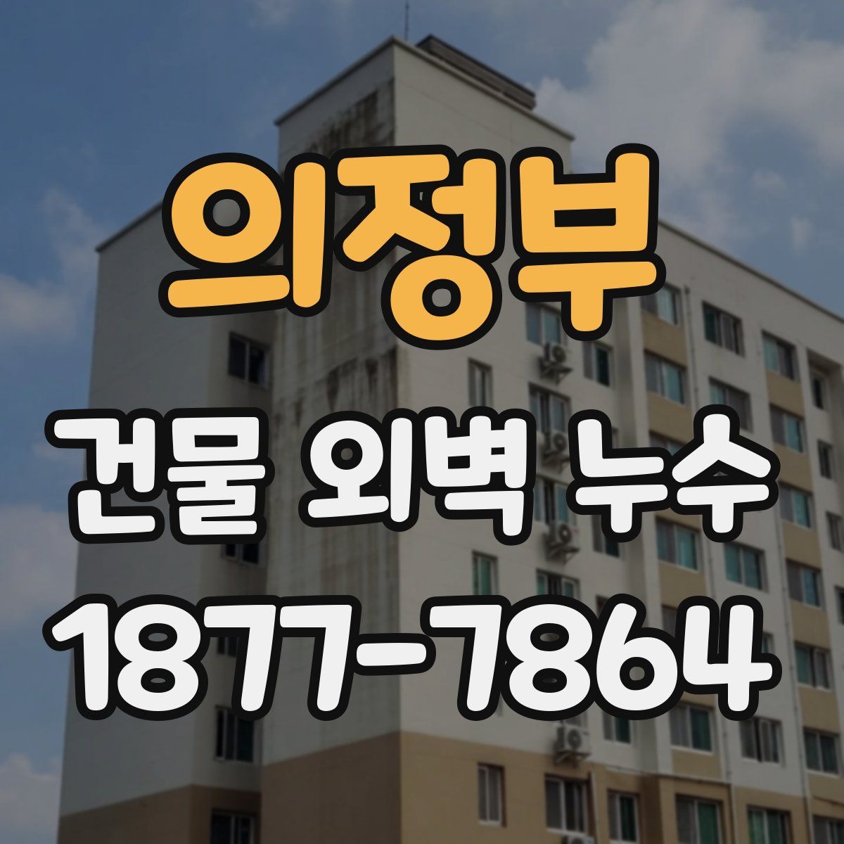 의정부 건물 외벽 누수