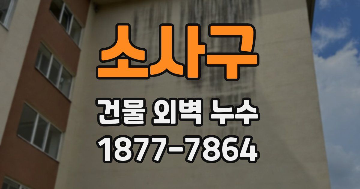소사구 건물 외벽 누수