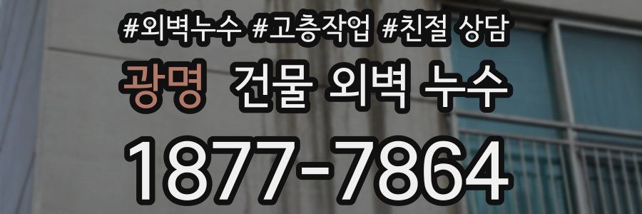 광명 건물 외벽 누수